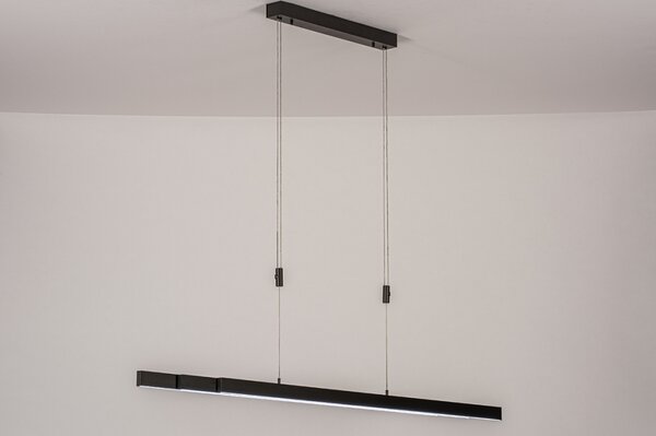 Závěsné designové černé LED svítidlo Corciano Trio 180 Black (LMD)