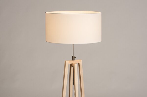 Stojací designová lampa Paola Bianco Maison and Natur Wood (LMD)