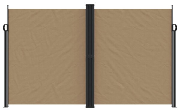Zatahovací boční markýza taupe 200 x 1 200 cm