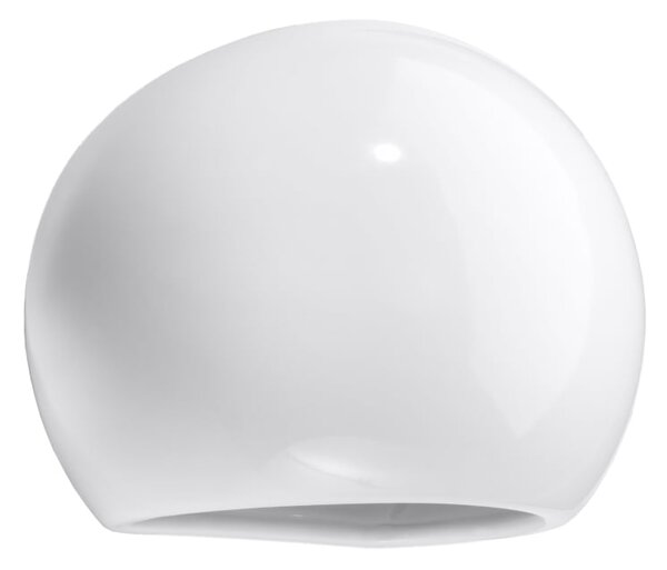 Nástěnné svítidlo Globe, 1x bílé keramické stínítko, b