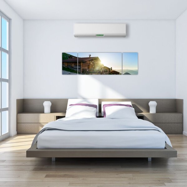 Obraz - Ráno v alpách, Tyrolsko (170x50 cm)