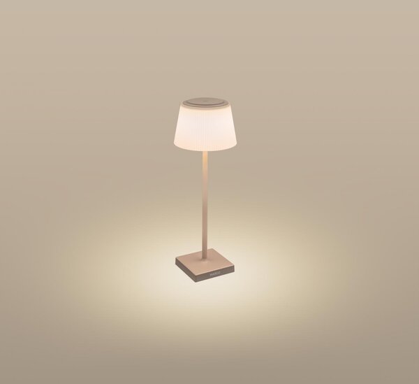 CEN MRGTO-043830 Nabíjecí stmívatelné stolní LED svítidlo MARGO písková 4W 3000K IP54 USB - CENTURY