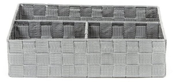 Organizér Compactor TEX 32 x 25 x 8 cm, 3 díly, šedá