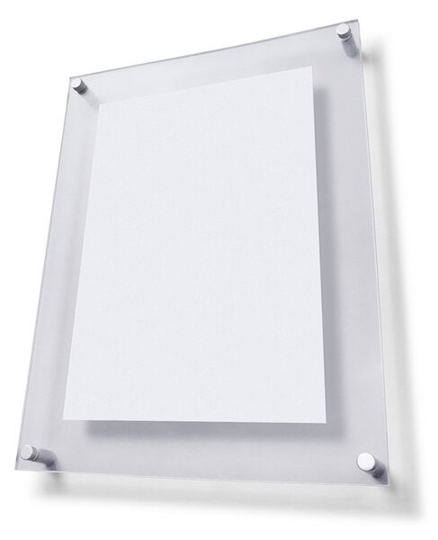 Plexi tabule A3 s ozdobnými šrouby, čirá
