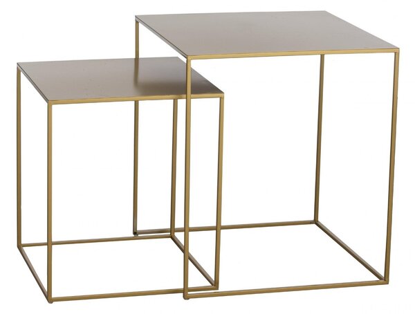 EG 424004 Stůl ve 2 velikostech zlatý TOZAWA 424004 - LIVING