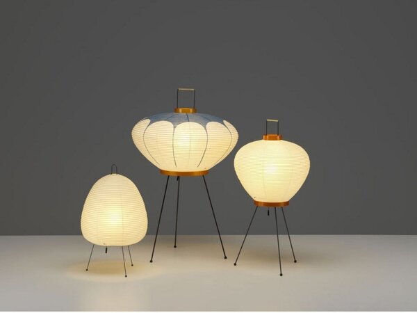 Stolní lampa Vitra, Bílá, Obývací pokoj, Papír / Karton