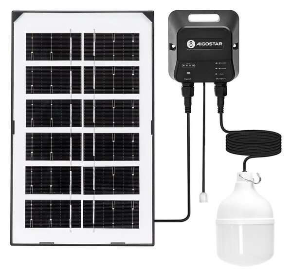 Aigostar - LED Solární lustr LED/35W/12V 3000 mAh 6500K pr. 10 cm