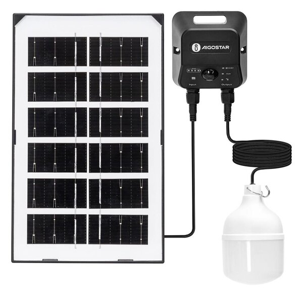 Aigostar - LED Solární lustr se senzorem LED/35W/12V 3000 mAh 6500K pr. 10 cm
