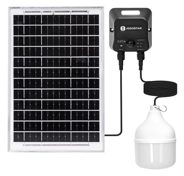 Aigostar - LED Solární lustr se senzorem LED/70W/12V 6000 mAh 6500K pr. 12 cm