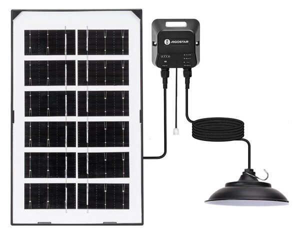 Aigostar - LED Solární lustr LED/35W/12V 3000 mAh 6500K pr. 15 cm