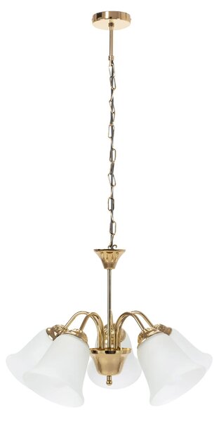 Toolight - Závěsná stropní lampa Vintage - zlatá - APP959-5CP