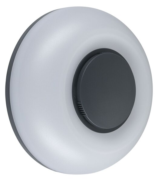 PAULMANN LED venkovní nástěnné svítidlo Aureva IP65 kruhové 220mm 2200 - 4000K 20,5W 230V antracit/bílá polykarbonát