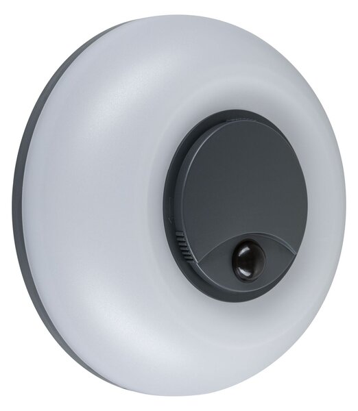 PAULMANN LED venkovní nástěnné svítidlo Aureva pohybové čidlo IP65 kruhové 220mm 2200 - 4000K 20,5W 230V antracit/bílá polykarbonát