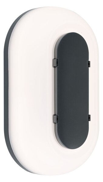 PAULMANN LED venkovní nástěnné svítidlo Elunor IP65 podlouhlé 122x212mm 2200 - 4000K 18,5W 230V antracit/bílá polykarbonát