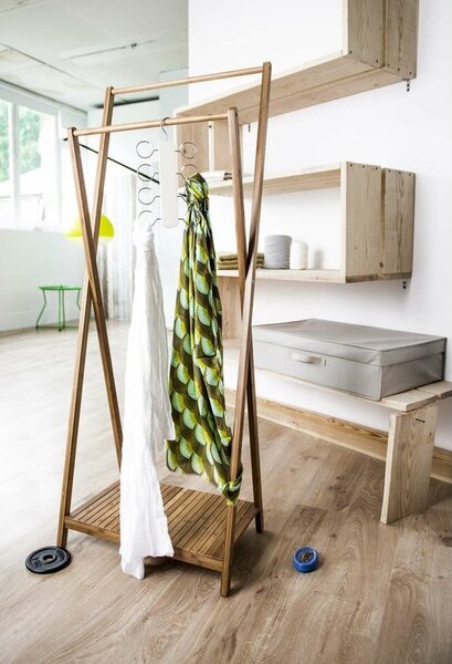 Ramínko na šátky Compactor Scarf Lotus, bílá