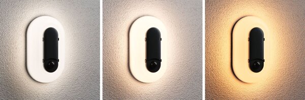 PAULMANN LED venkovní nástěnné svítidlo Elunor pohybové čidlo IP65 podlouhlé 122x212mm 2200 - 4000K 18,5W 230V antracit/bílá polykarbonát