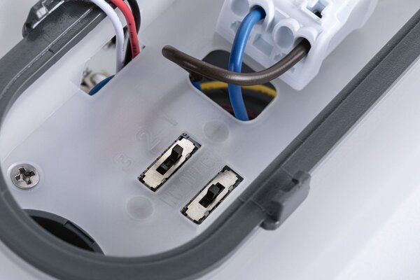 PAULMANN LED venkovní nástěnné svítidlo Elunor pohybové čidlo IP65 podlouhlé 122x212mm 2200 - 4000K 18,5W 230V antracit/bílá polykarbonát