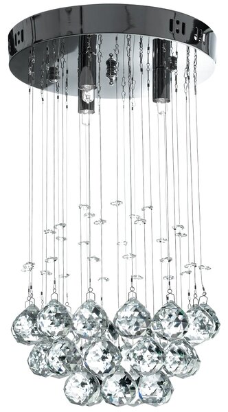 Toolight - Závěsná stropní lampa Crystal - chrom - APP782-1C