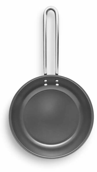 Eva Trio Laser Titanium Professional Pánev 20 cm, masivní tělo dno 10 mm, bez PFAS, titanový povrch, na indukci, do trouby do 300 °C, Eva Solo
