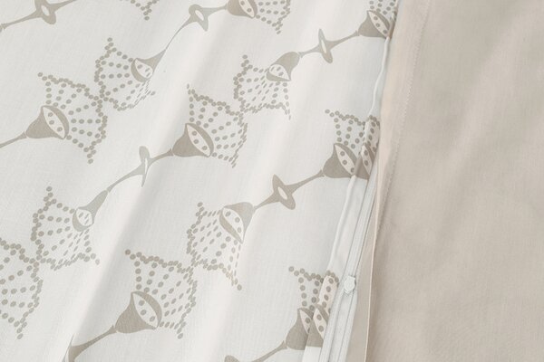 Florella Saténové polvečení Sante Beige Rozměr: 70x90 + 140x200 cm