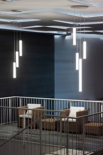 Linealight Závěsné LED svítidlo Tu-V d. 100,1 cm, 32W Teplota světla: 4000K