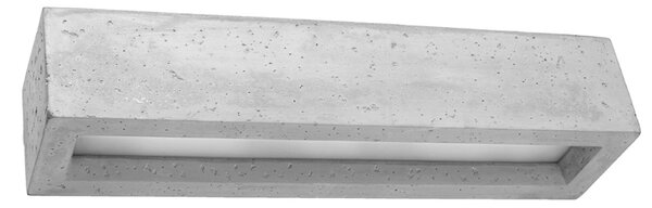 Nástěnné svítidlo Vega, 1x betonové stínítko, (50 cm)