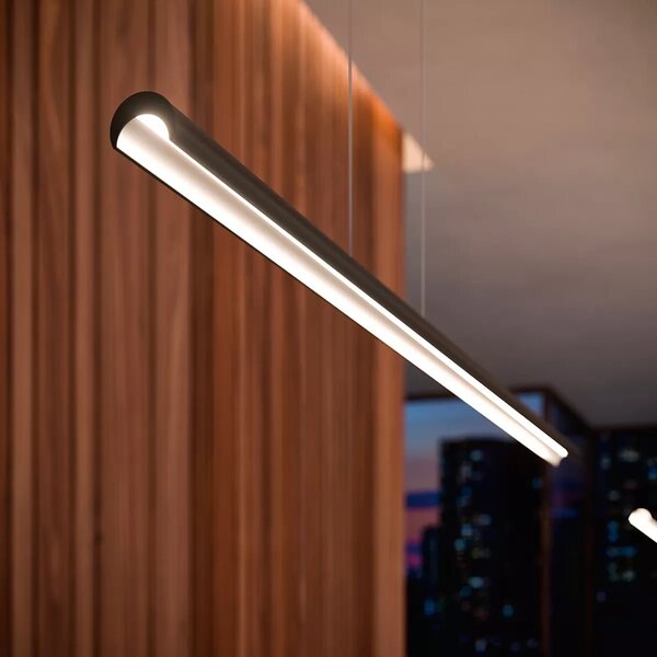 Linealight Závěsné LED svítidlo Halfpipe_P d.98,4 cm, 25W Barva: Bílá