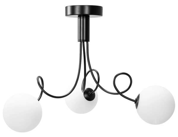 Toolight - Závěsná stropní lampa Sphera - černá - APP1154-3CP