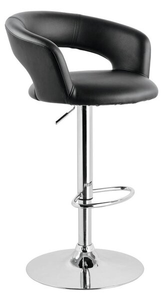 BAROVÁ ŽIDLE, černá, barvy chromu Xora - Barové židle