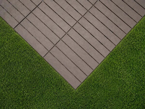 Multy home Gumová dlaždice NATURAL STONE 30 x 30 cm, hnědá MHEU5100447, 1 ks 4016.91.00