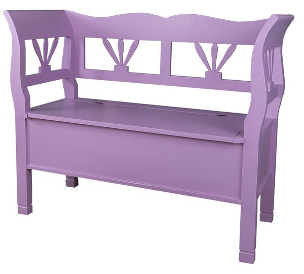 Dřevěná lavice s úložným prostorem HONEY - barva - P054