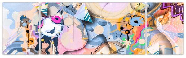 Obraz - Pohádková abstrakce (170x50 cm)