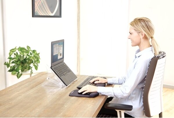 Stojan na notebook Fellowes Clarity, čirá