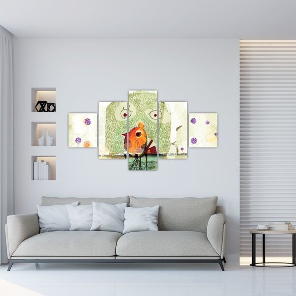 Obraz - Duše ptáčka (125x70 cm)