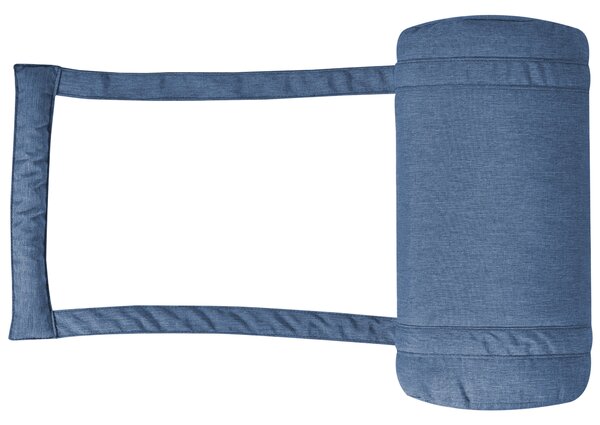 Polstr na zahradní lehátko BRESCIA PREMIUM 180 x 60 cm Modrá