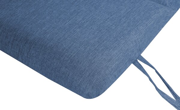 Polstr na zahradní lehátko BRESCIA PREMIUM 180 x 60 cm Modrá