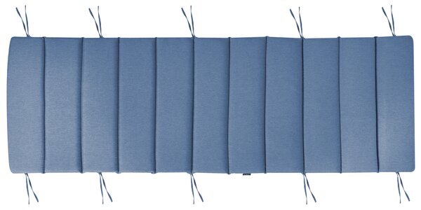 Polstr na zahradní lehátko BRESCIA PREMIUM 180 x 60 cm Modrá