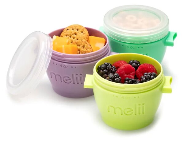 Melii Kelímky na potraviny Snap&Go 118 ml sada 4ks