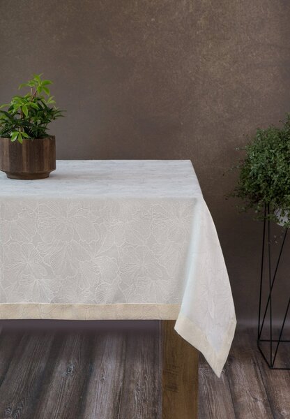UBRUS LILIAN 145X400 CM KRÉMOVÝ