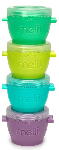 Melii Kelímky na potraviny Snap&Go 118 ml sada 4ks