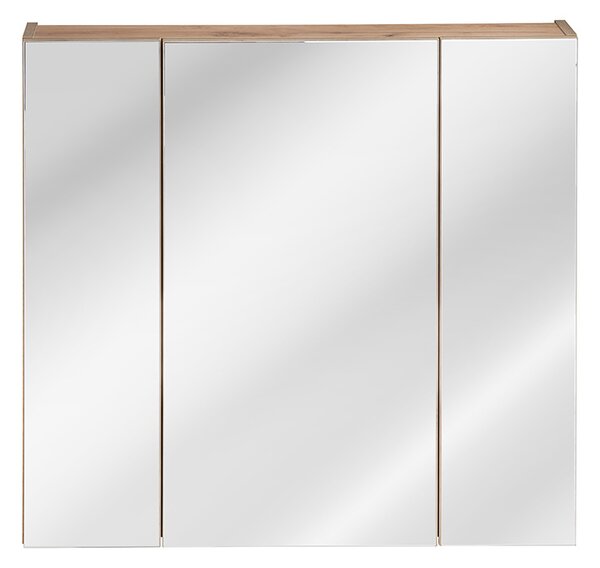 Koupelnová zrcadlová skříňka CAPRI 80 cm