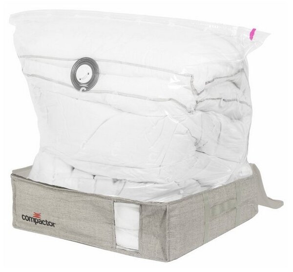 Úložný box s pouzdrem Compactor Oxford L, 145 l, šedá