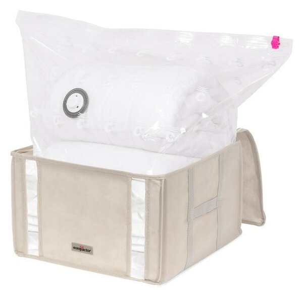 Úložný box s pouzdrem Compactor Life, 125 l, béžová