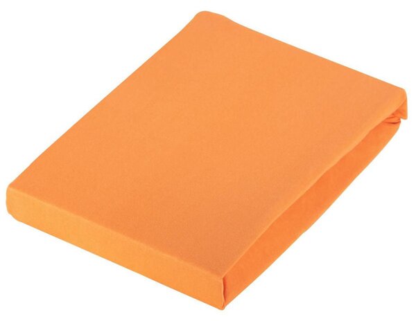 ELASTICKÉ PROSTĚRADLO, žerzej, oranžová, 100/200 cm Novel - Prostěradla