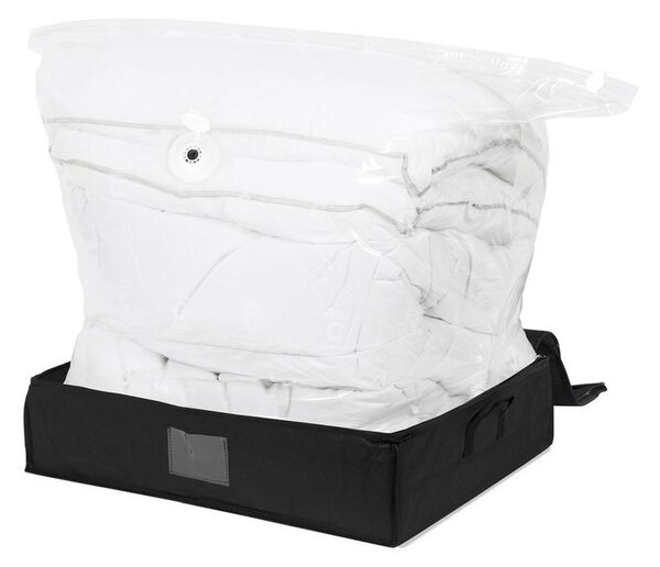 Úložný box Compactor 3D Black Edition, 145 l, černá