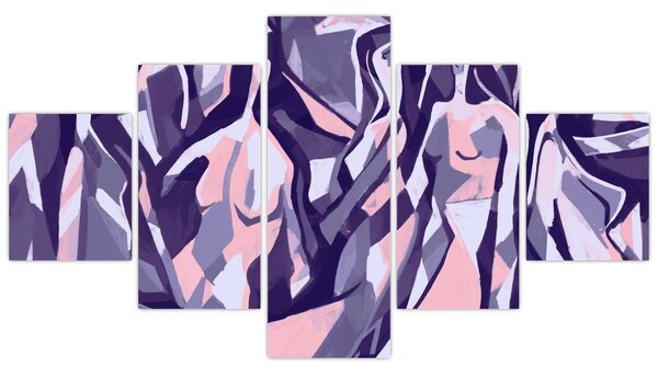 Obraz - Abstraktní ženy (125x70 cm)
