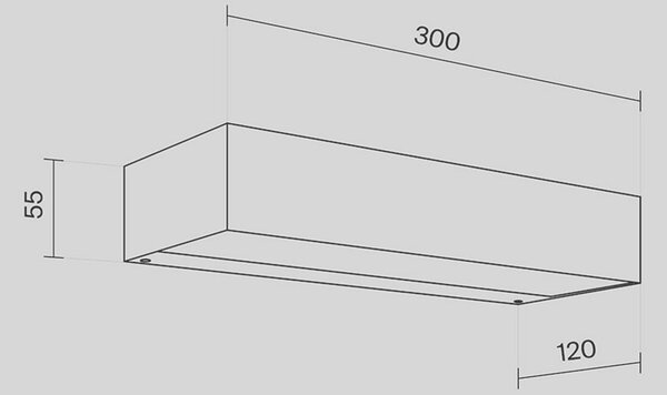 MAYTONI Nástěnné svítidlo Lot 3000K 20W IP 65 O428WL-L20GF3K