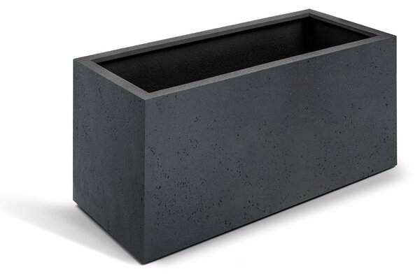 Grigio truhlík s kolečky, květináč Barva květináče: Anthracite, Rozměry: 90x40x40 cm