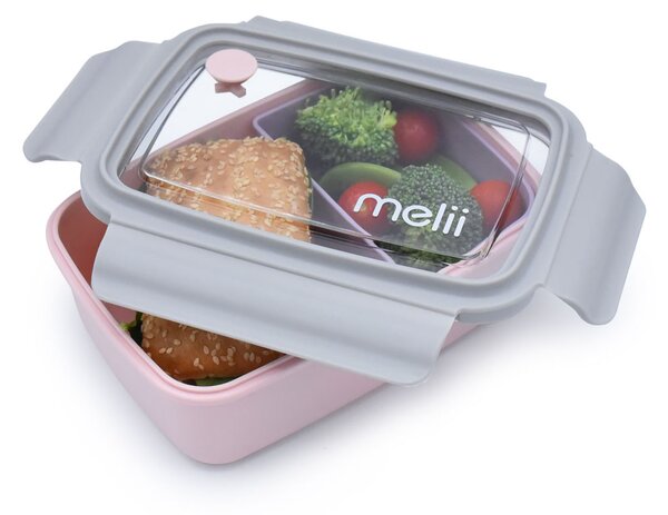 Melii Krabička na svačinu 880 ml Barva: modrá