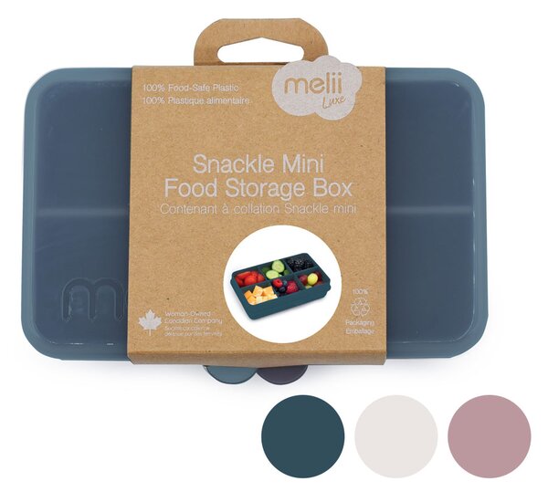Melii Dělená krabička na svačinu Snackle box 6 přihrádek 684 ml Barva: béžová